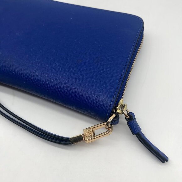 Tory Burch Royal Blue Robinson Continental Wallet - Picture 8 of 10
